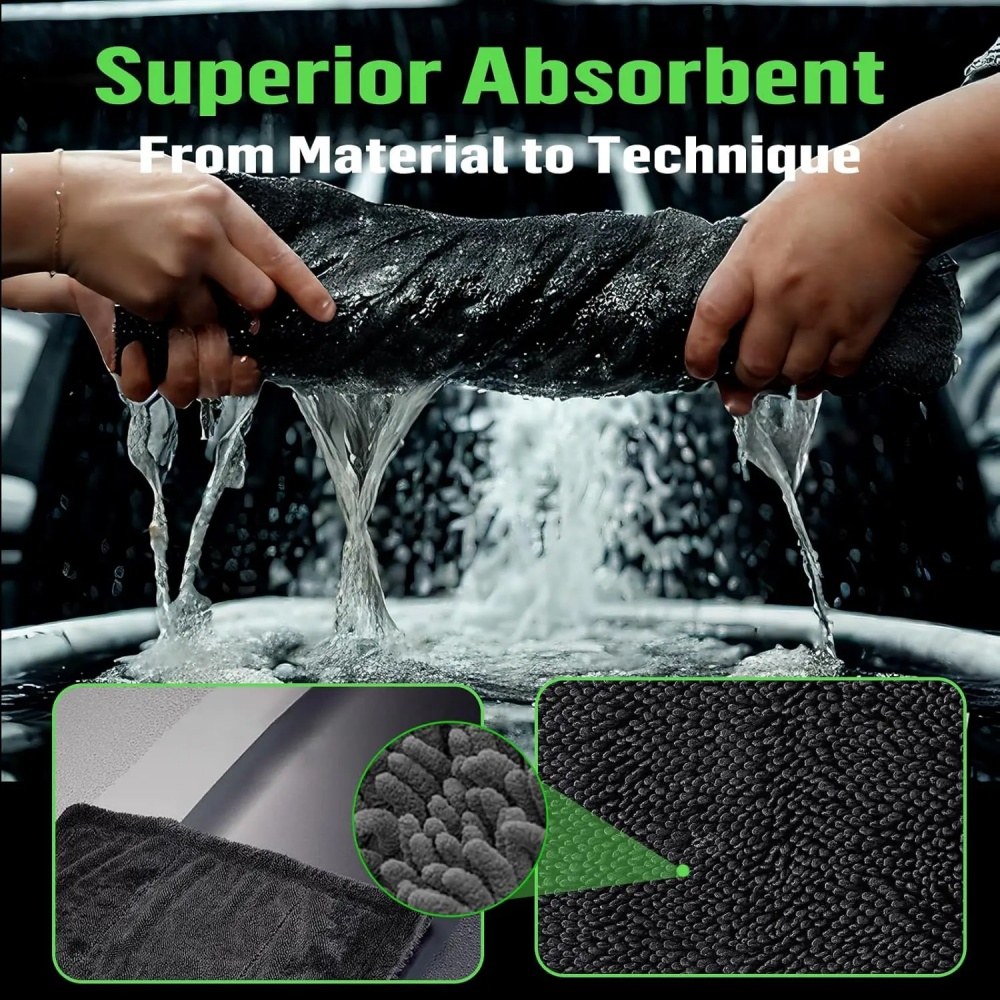 Ultra-Absorbent Microfiber Cle - Microfiber Towel Detailing review and price