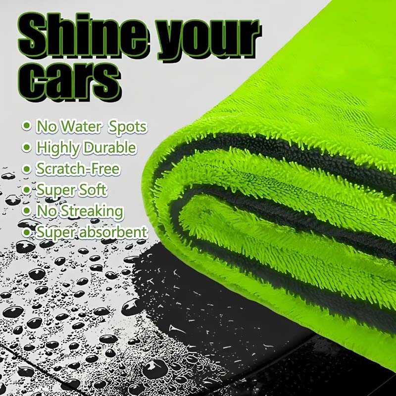 1PC 1000GSM Dual-Sided Microfi - Microfiber Towel Detailing review and price